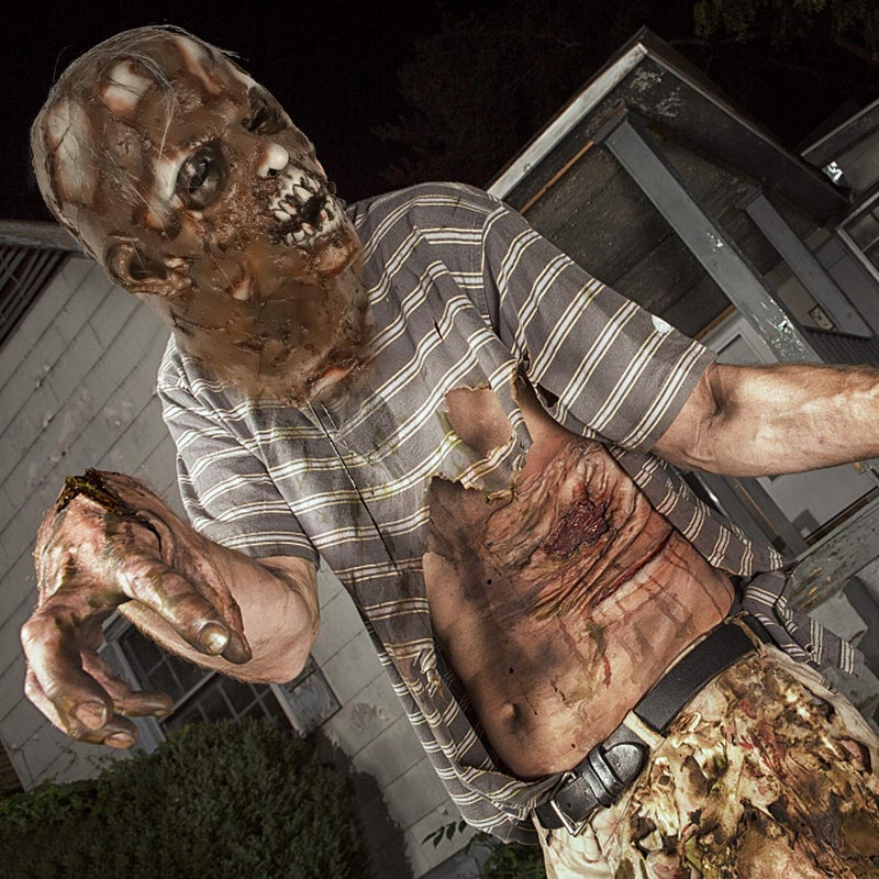 MOLEZU Scary Walking Dead Zombie Head Mask for Adult Vampire Mask Latex Creepy Halloween Costume Horror Decoration Props. - Image 2